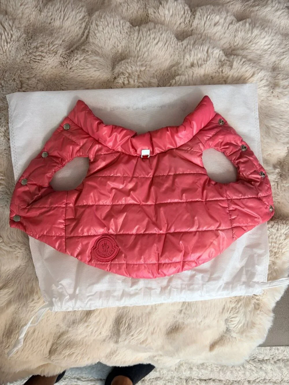 MONCLER Poldo Dog Couture Coat Down Jacket SIZE 0 PINK